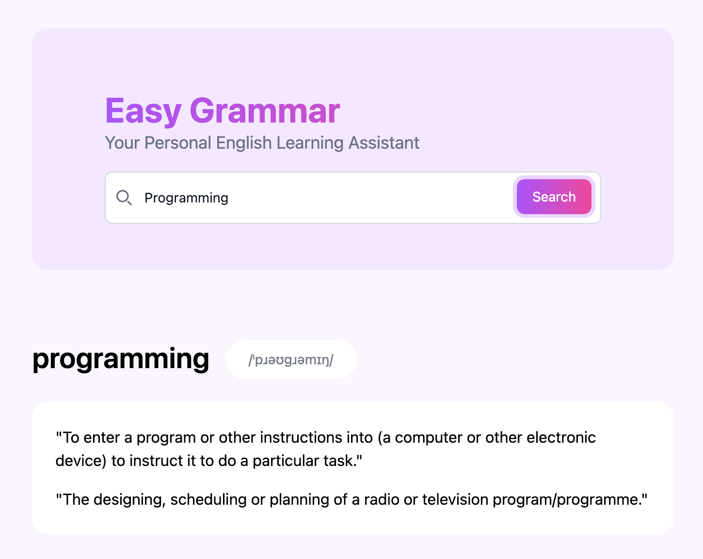 EasyGrammar